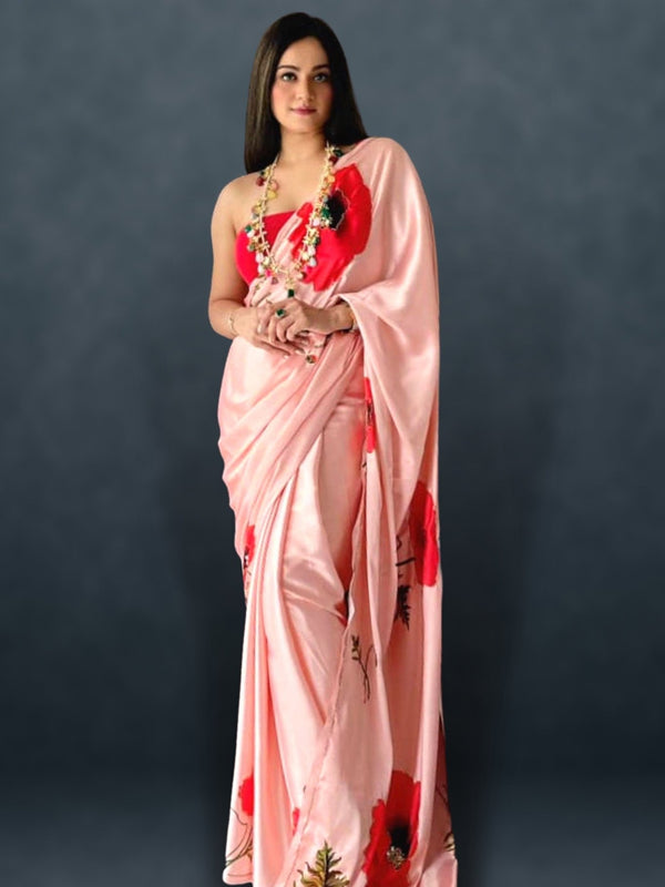 Party Wear by Indian Sari Wedding Look With This Saree Soft Silk Sarees  Indian Wedding Saree With Blouse Designer Weddings Party Wear Sari - Etsy